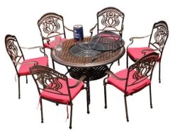 Bộ bàn tròn sân vườn nhập khẩu GR053