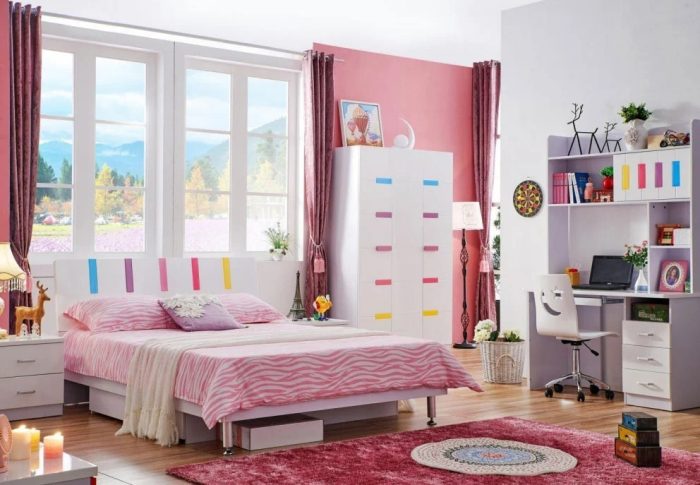 Bộ giường tủ trẻ em nhập khẩu GR860