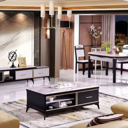 Bàn trà mặt đá nhập khẩu GR 007 TS 3 Bàn trà mặt đá nhập khẩu GR 007 TS