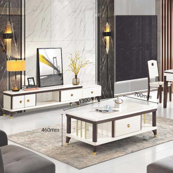 Bàn trà mặt đá nhập khẩu GR 363 TS 2 Bàn trà mặt đá nhập khẩu GR 363 TS