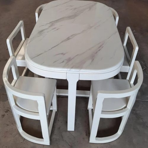 Bộ bàn ăn 6 ghế xếp gọn 1M3 nhập khẩu GR60005-N 9 Bộ bàn ăn 6 ghế xếp gọn 1m3 nhập khẩu GR60005-N