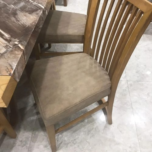 Bộ Bàn Ăn Mặt Đá Cao Cấp 6 Ghế Bọc Nệm Nhập Khẩu GR T068