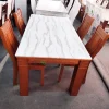 Bộ bàn ăn mặt đá chữ nhật GR 024