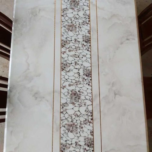 Bộ bàn ăn mặt đá chữ nhật 1m6 GR 049