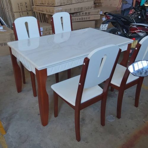 Bộ Bàn Ăn Mặt Đá Chữ Nhật GR PRADO 8 Bo Ban An Mat Da Chu Nhat Gr Prado 1