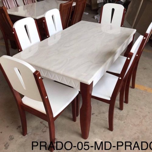 Bộ Bàn Ăn Mặt Đá Chữ Nhật GR PRADO 11 Bo Ban An Mat Da Chu Nhat Gr Prado