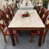 Bộ bàn ăn mặt đá chữ nhật GR25C