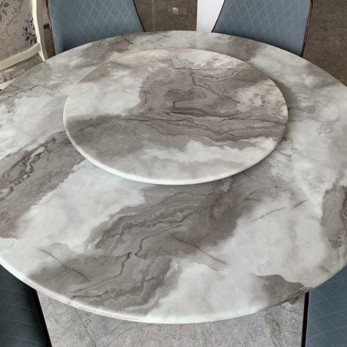 Bộ bàn ăn tròn 1m3 nhập khẩu GR 058