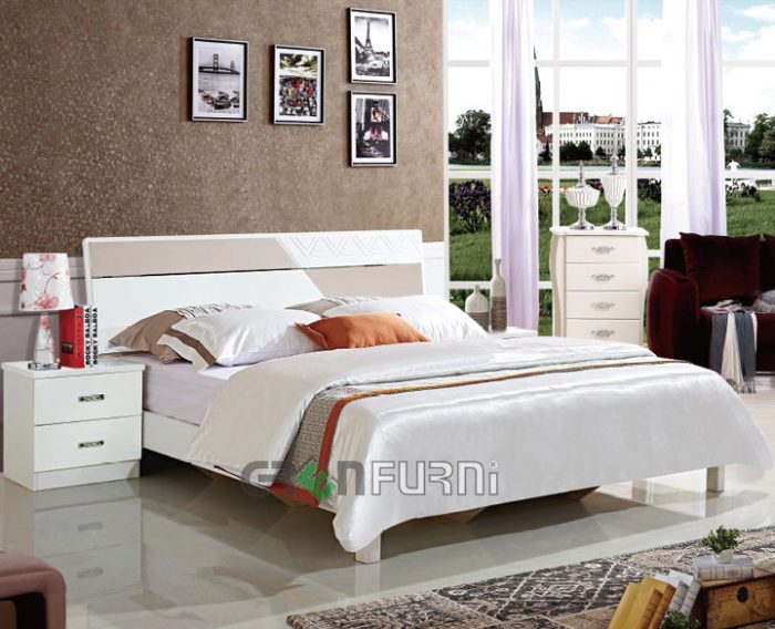 Bộ giường tủ hiện đại nhập khẩu GR333