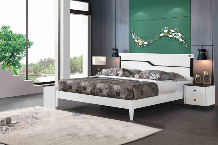 Bộ giường tủ hiện đại nhập khẩu GR 911