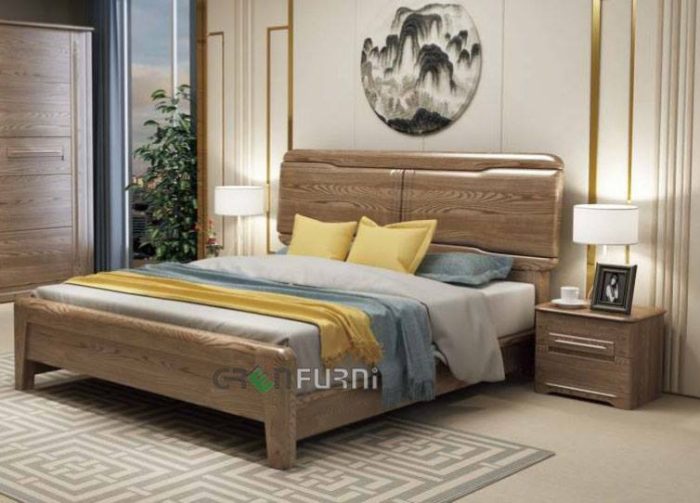 Bộ giường tủ nhập khẩu GR Walnut