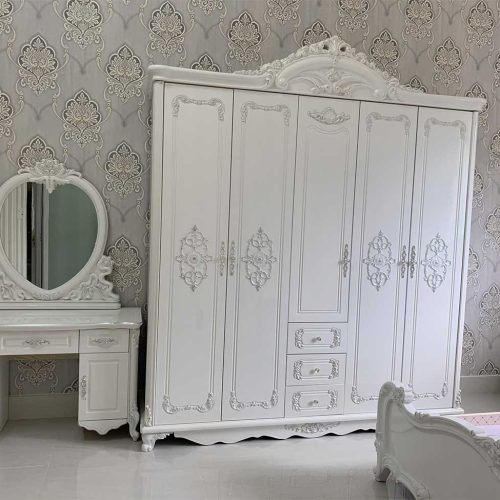 Bộ giường tủ tân cổ điển cao cấp nhập khẩu GR Latina A22 5 Bộ giường tủ tân cổ điển cao cấp nhập khẩu GR Latina A22