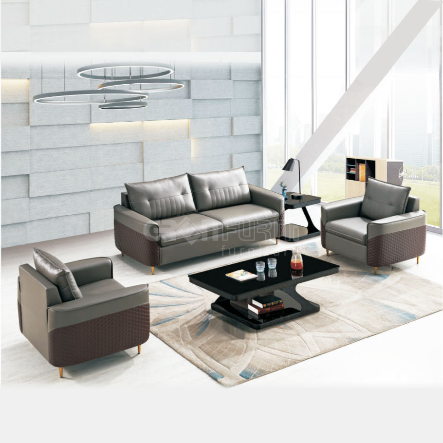 Bộ sofa đối văn phòng nhập khẩu gr-8688w