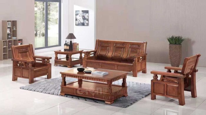 Bộ Sofa Gỗ Cao Cấp nhập Khẩu GR 3019