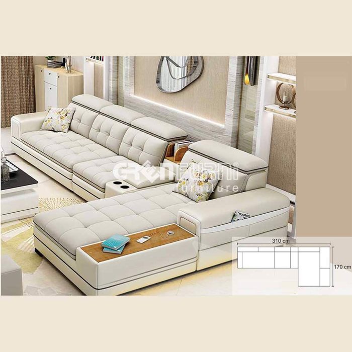 Bộ sofa góc thư giãn cao cấp GR-124