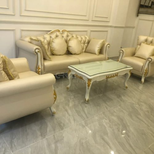 Bộ sofa nệm da cao cấp cổ điển GR Louis01 8 bo sofa nem da cao cap co dien gr luis01 1 1