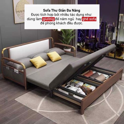 Bộ sofa vải đa năng nhập khẩu GR004BS