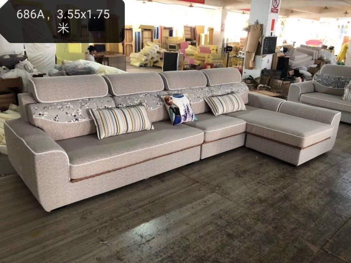 Bộ Sofa Vải Góc Thư Giãn Nhập Khẩu GR-009