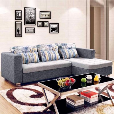 Bộ Sofa Vải Góc Thư Giãn Nhập Khẩu GR-2002