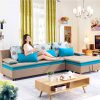 Bộ Sofa Vải Góc Thư Giãn Nhập Khẩu GR-210