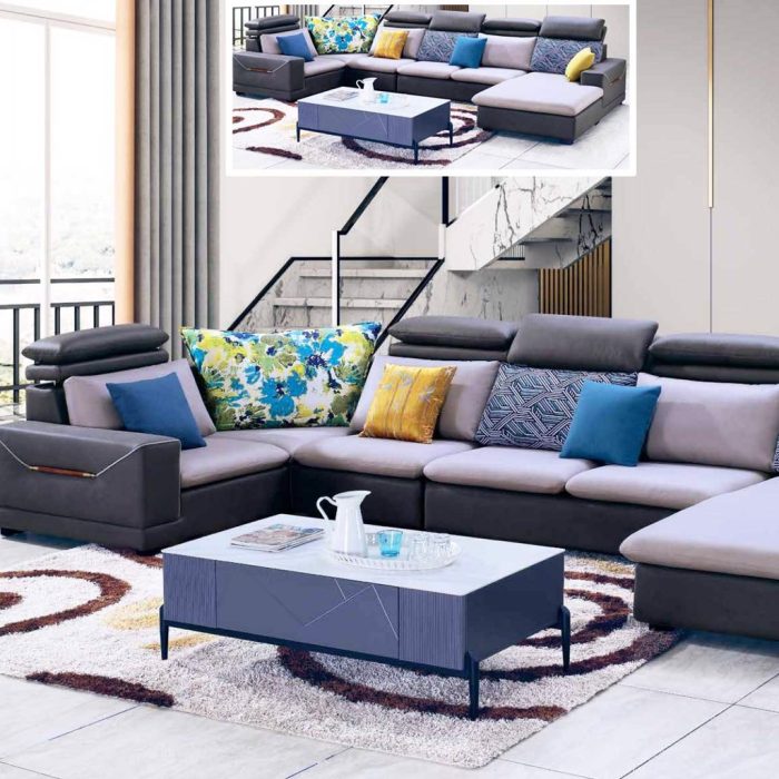 Bộ Sofa Vải Góc Thư Giãn Nhập Khẩu GR-913