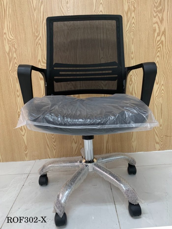 Ghế làm việc lưới chân xoay giá rẻ GR302CX