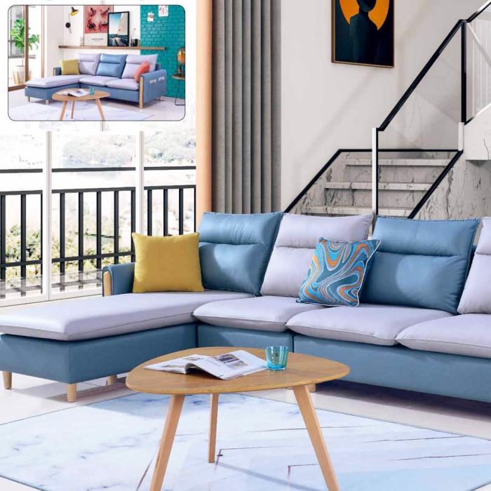 Bộ Sofa Vải Góc Thư Giãn Nhập Khẩu GR-394