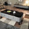 Set bàn trà kệ tivi mặt đá nhập khẩu GR 920