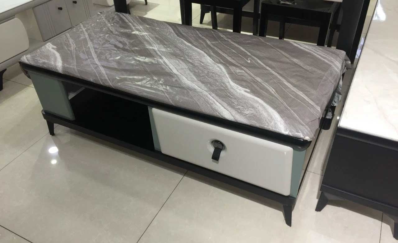 Set Bàn Trà Kệ Tivi Mặt Đá Nhập Khẩu GR813-TS