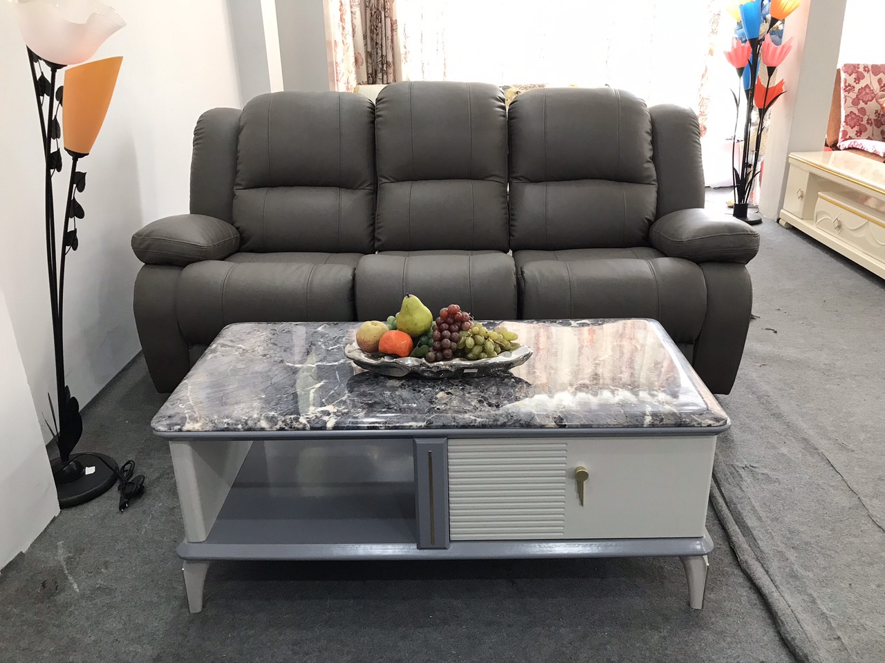 Sofa da cao cấp nhập khẩu GR26GD