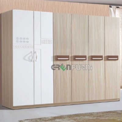 Tủ áo hiện đại 6 cánh nhập khẩu GR456