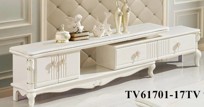 Combo Bàn Trà Kệ Tivi Tân Cổ Điển Nhập Khẩu GR701