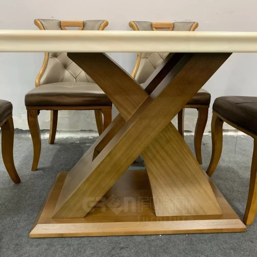 Bộ Bàn Ăn Mặt Đá Cao Cấp Nhập Khẩu GR613 8 bo ban an mat da cao cap nhap khau gr613 3