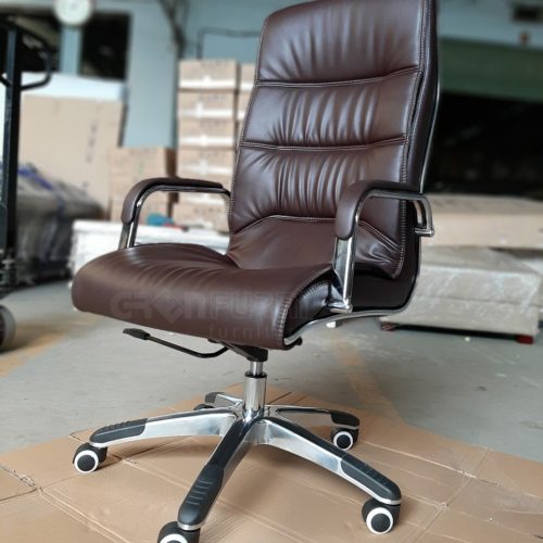 Ghế lãnh đạo da nhập khẩu GR114