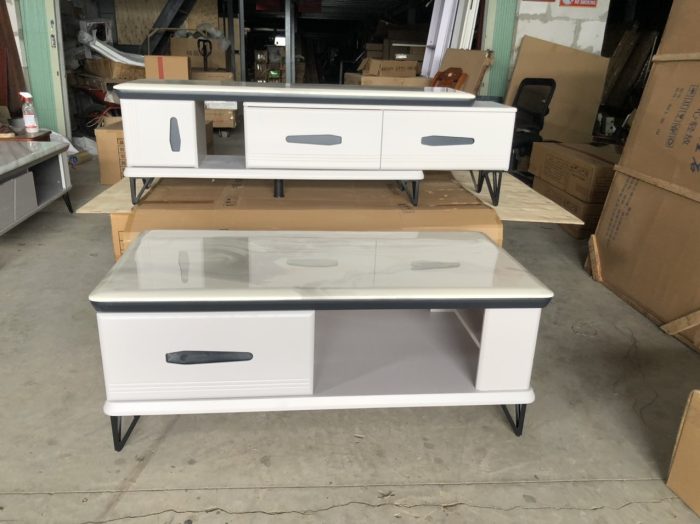 Set bàn trà kệ tivi hiện đại nhập khẩu GR052