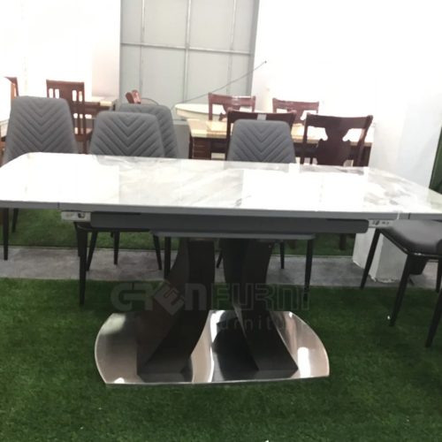 Bộ bàn ăn mặt đá thông minh GR001XL 5 Bộ bàn ăn mặt đá thông minh GR001XL