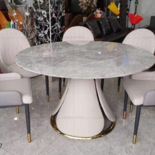 Bộ bàn ăn thông minh nhập khẩu nội thất Greenfurni GR007 5 bo ban an thong minh