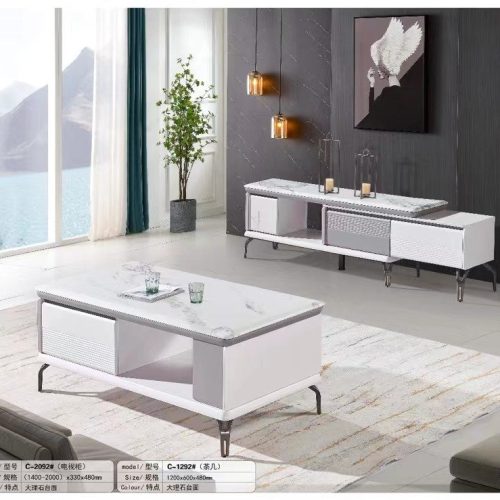 Bàn Trà Mặt Đá Hiện Đại Nhập Khẩu GR292 3 Bàn trà mặt đá hiện đại nhập khẩu GR292