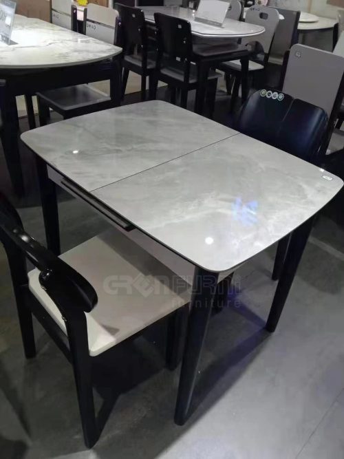 Bộ bàn ăn mặt đá thông minh nhập khẩu GR030-DEN