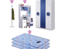 Bộ giường tầng trẻ em nhập khẩu GR611