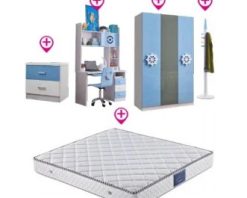 Bộ giường tủ trẻ em nhập khẩu GR 119 5 Bộ giường tủ trẻ em nhập khẩu GR 119