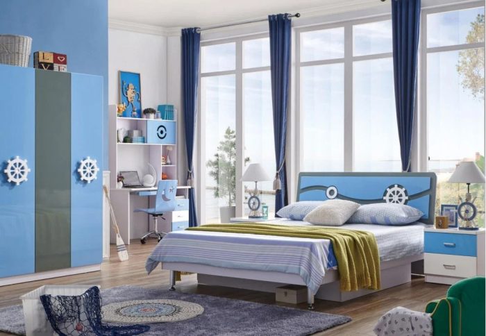 Bộ giường tủ trẻ em nhập khẩu GR 119