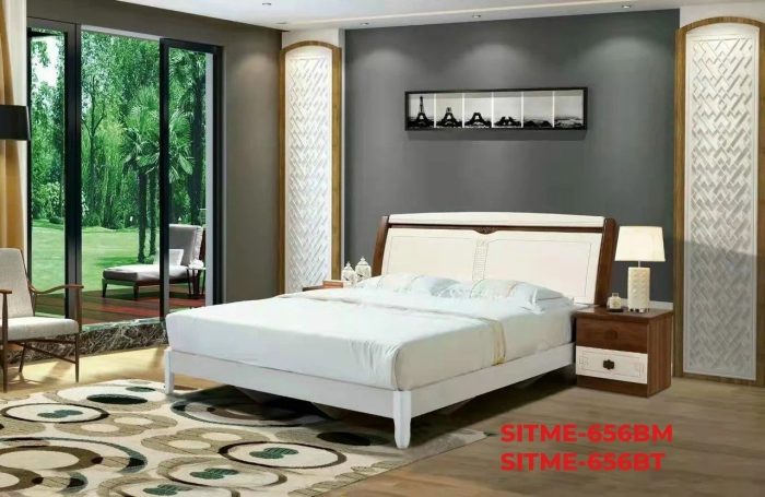 Combo giường ngủ hiện đại nhập khẩu GR656B