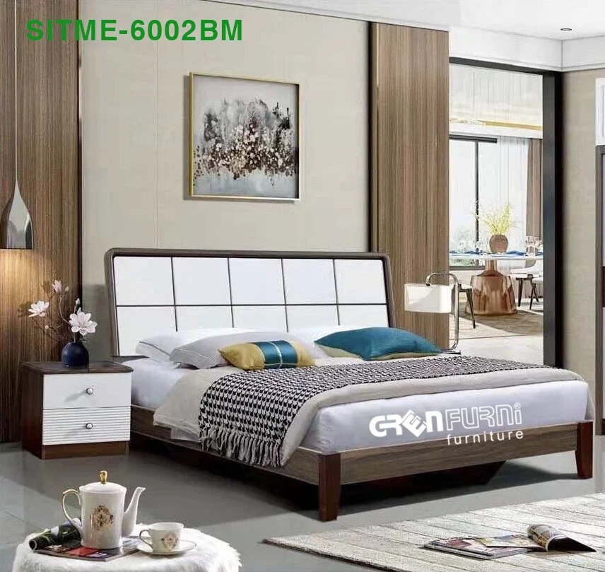 Combo giường ngủ hiện đại nhập khẩu GR002
