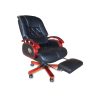 Ghế làm việc da nhập khẩu có gác chân GR102
