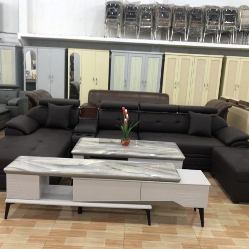 Set bàn trà kệ tivi hiện đại nhập khẩu GR036