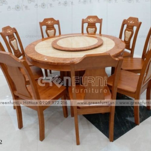 ban an ket hop ghe can hai da cam thạch