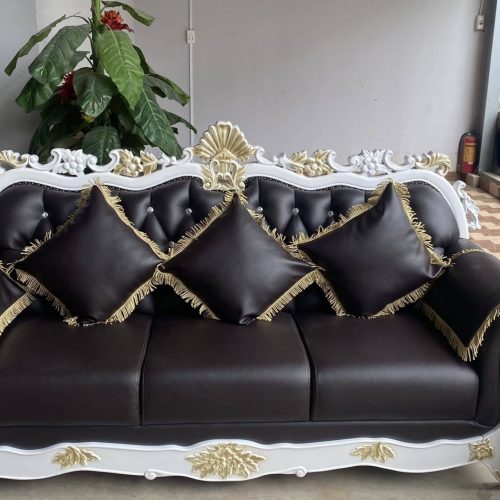 Bộ sofa da tân cổ điển cao cấp GR-LUOIS08 7 Bộ sofa da tân cổ điển cao cấp GR-LUOIS08