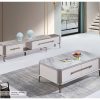 Set Bàn Trà Kệ Tivi Mặt Đá Nhập Khẩu GR617