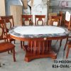 Bộ bàn ăn mặt Oval cao cấp GR11